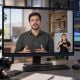 Vídeo em monitor com janela de Libras